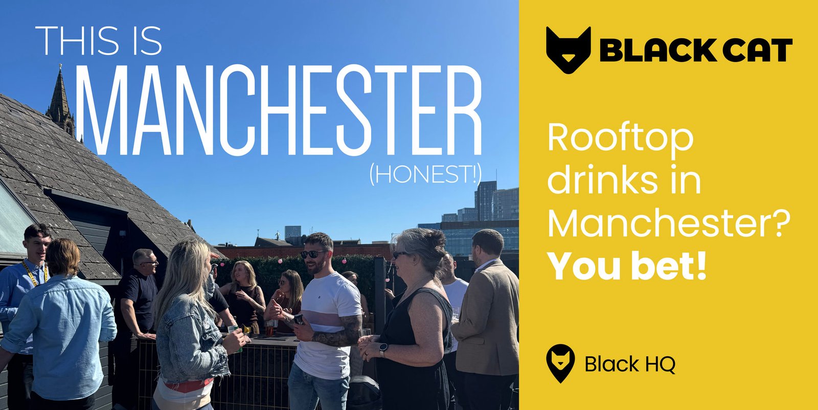 Rooftop drinks in our new Manchester HQ in the sunshine