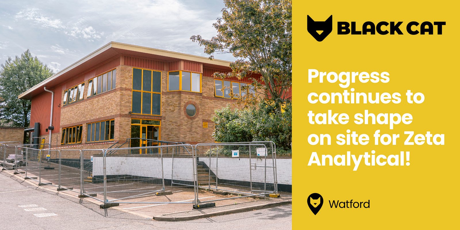 Progress continues to take shape on site for Zeta Analytical!